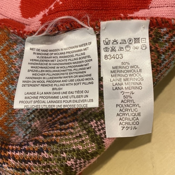 Oilily • pleated print block merino wool skirt - Picture 12 of 12